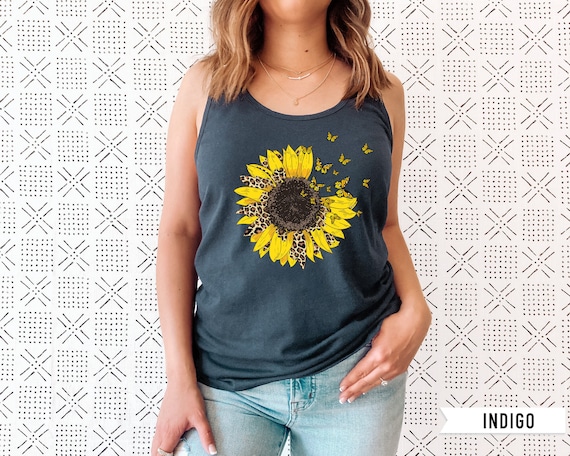 Sunflower Tank Top Sunflower Tank Tops for Women Plus Size