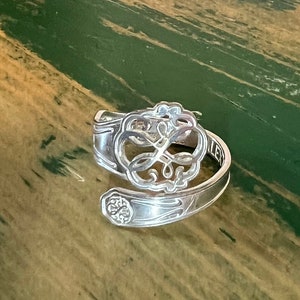 Alex Ani Path of Life Spoon Ring Sterling Silver Collectible