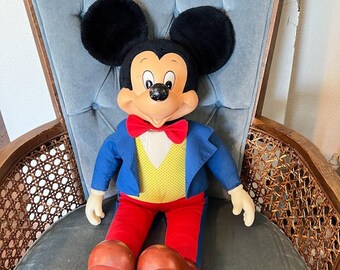 タキシード ミッキーマウス ぬいぐるみ ディズニー レトロ M2582 タキシード ミッキーマウス ぬいぐるみ ディズニー レトロ M2582