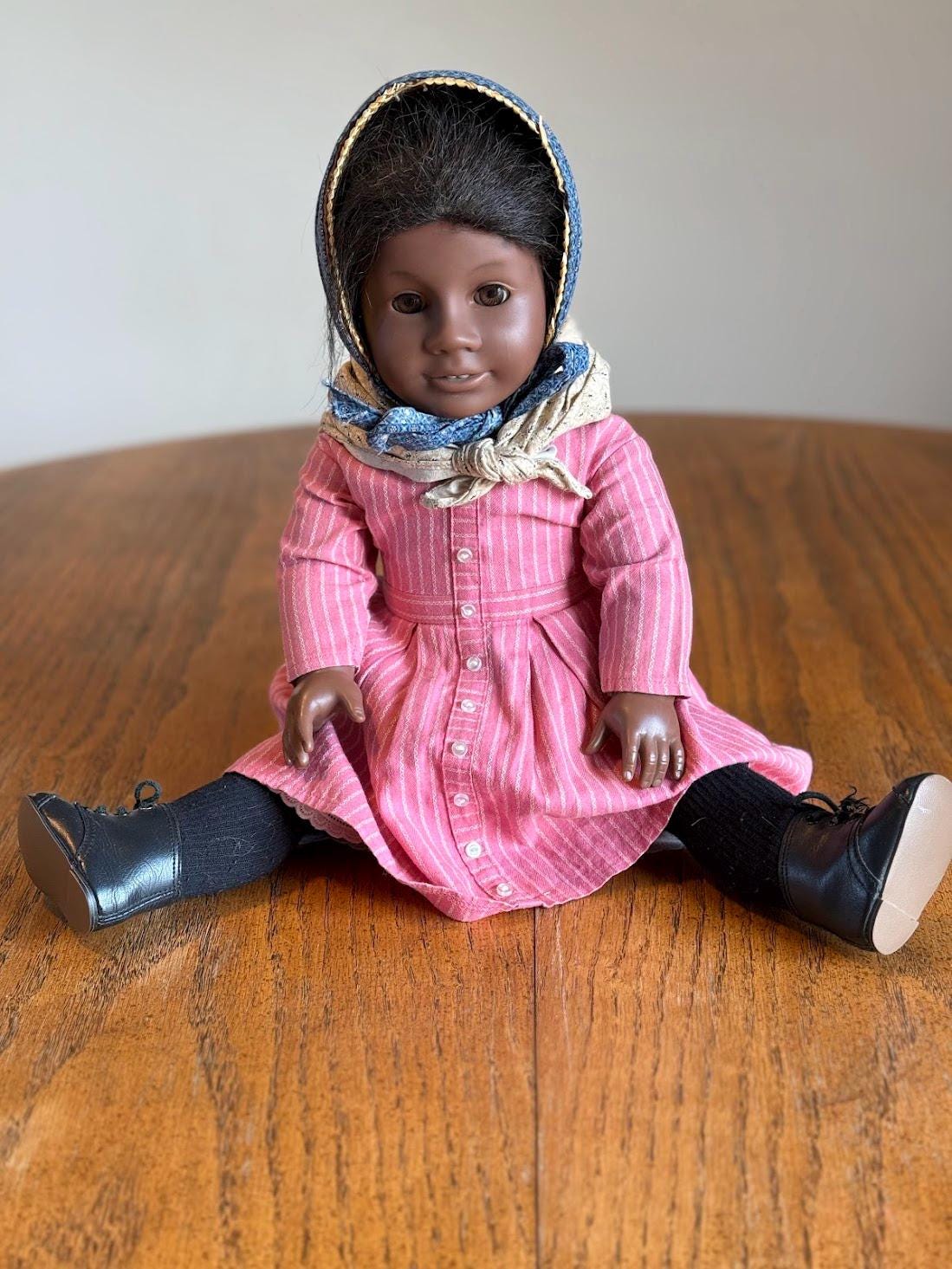 レトロ American doll 1993 Pleasant Company Addy Doll, 18