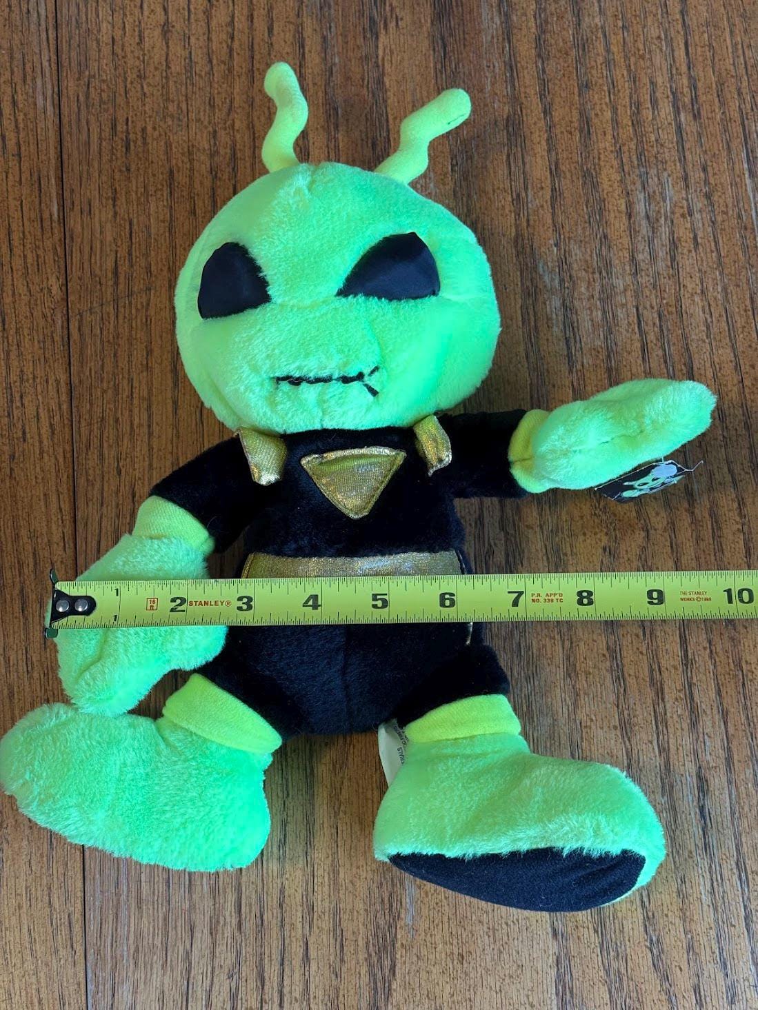 1997 Nanco Martian Stuffed Animal, Alien Vintage Carnival