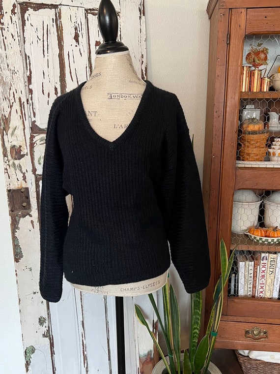 Liz Claiborne Silk & Angora Rabbit Hair Sweater Black Knit W/ - Etsy Australia Liz Claiborne Silk & Angora Rabbit Hair Sweater Black Knit W/ - Etsy Australia
