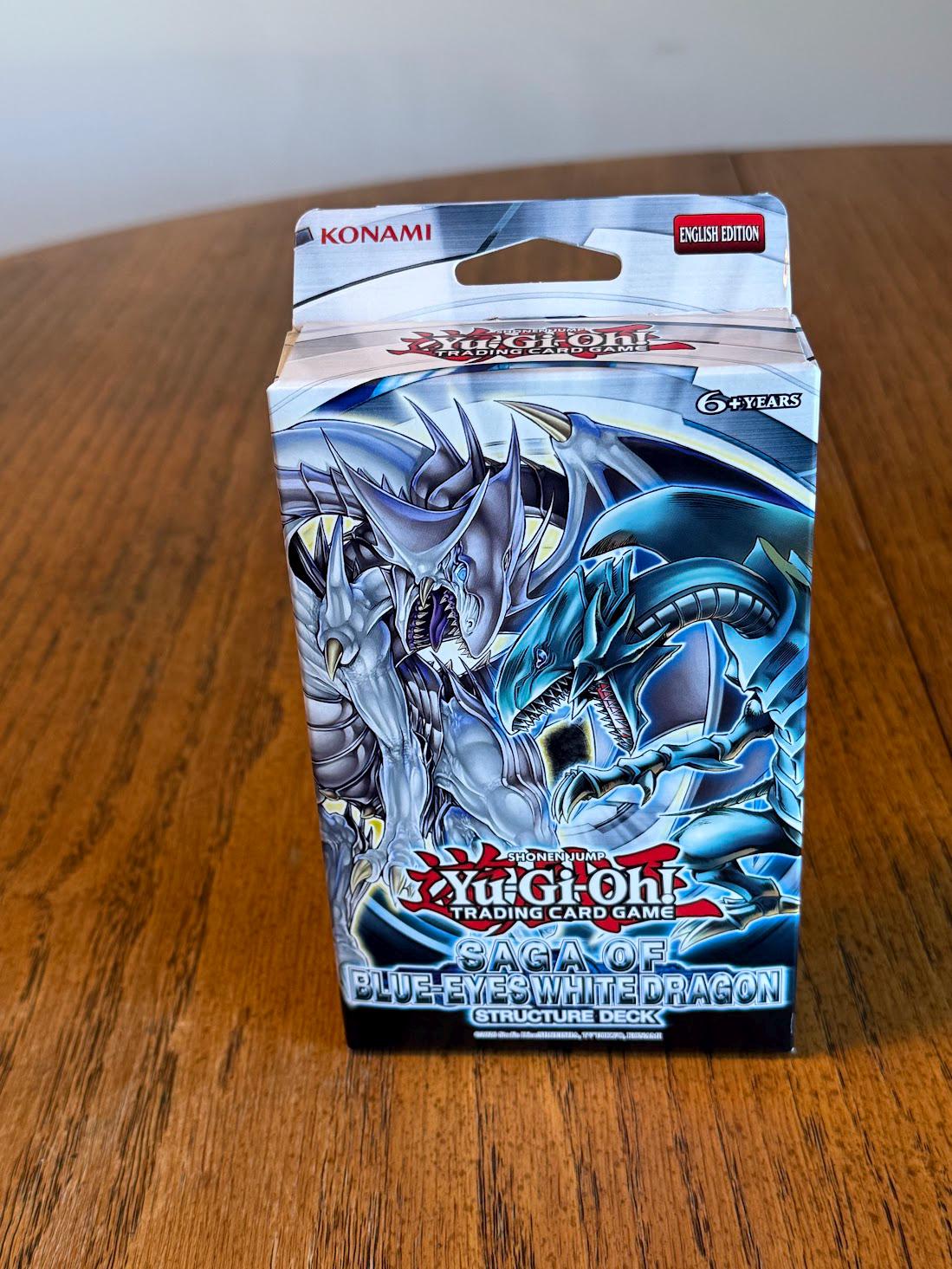 Yu-gi-oh Blue Eyes White Dragon Structure Deck, New Unopened Box,  Collectible Nostalgic Trading Card Game for Kids & Adults - Etsy