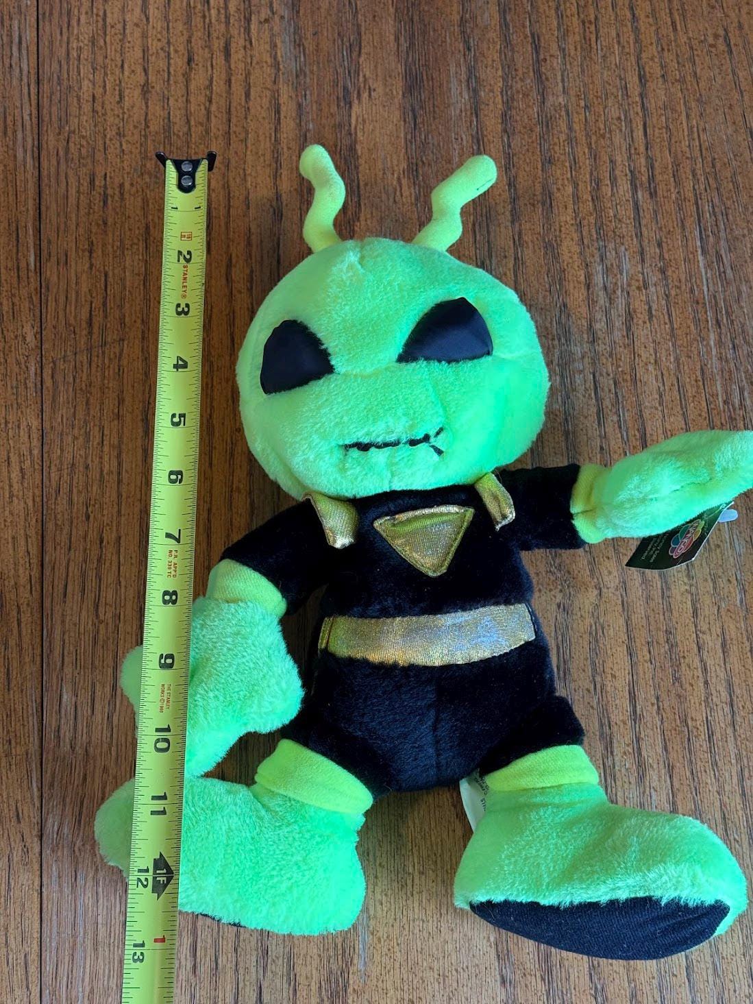 1997 Nanco Martian Stuffed Animal, Alien Vintage Carnival