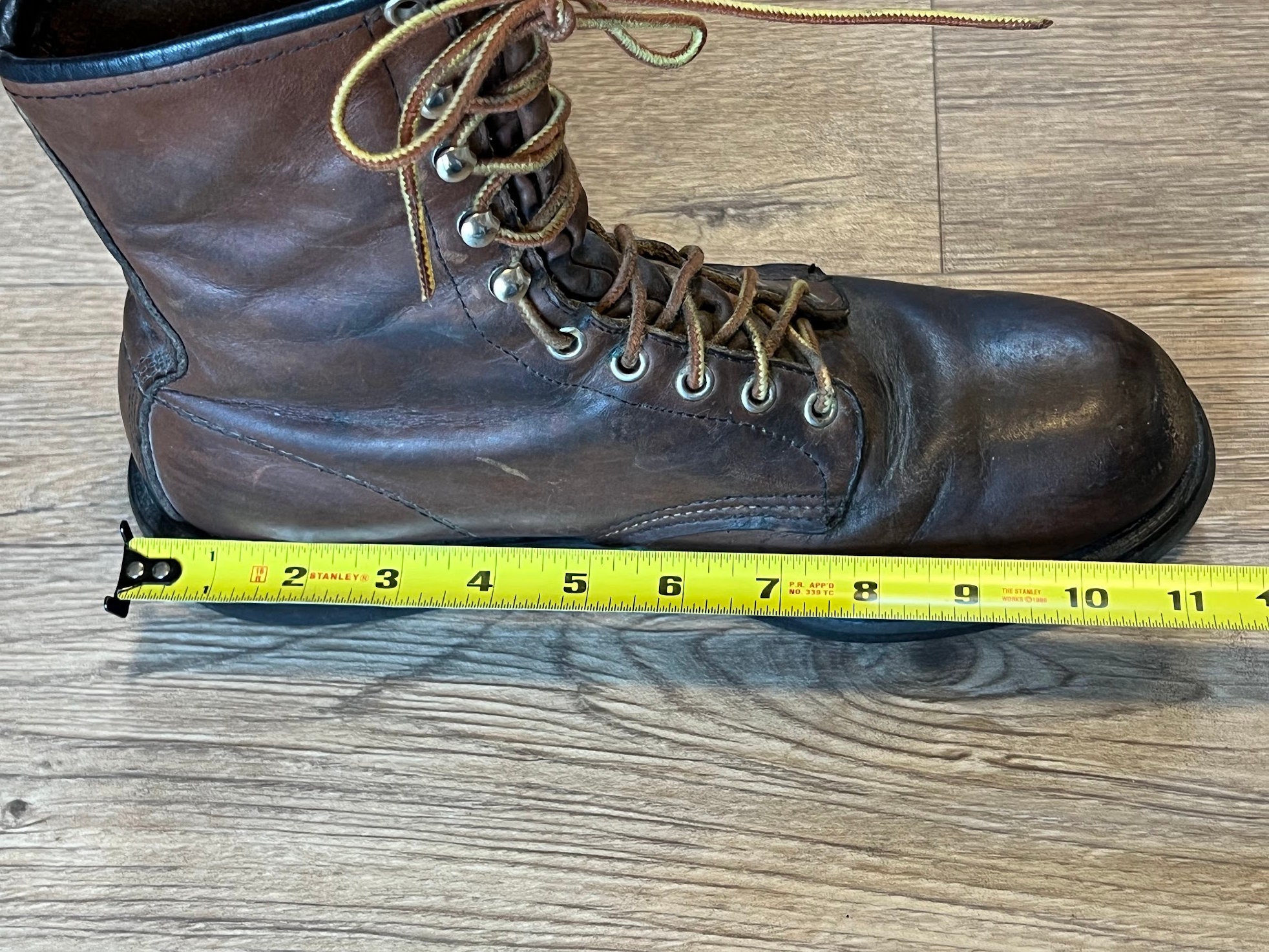 Vintage Red Wing Boots Mens 9 Brown 8-Inch Waterproof King