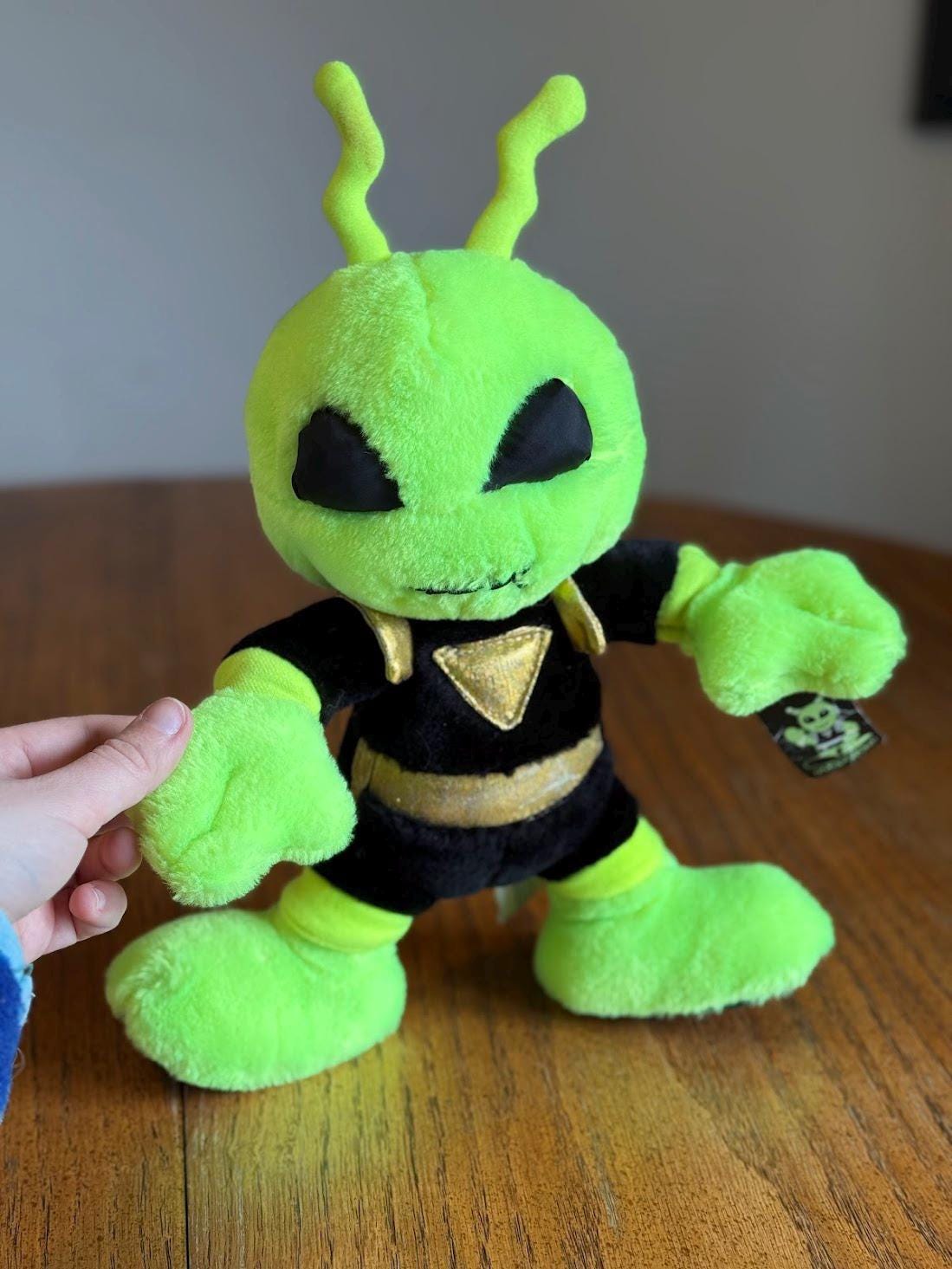 1997 Nanco Martian Stuffed Animal, Alien Vintage Carnival Prize