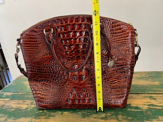 Large Brahmin Purse Hand Bag W/ Removeable Crossbody Strap 