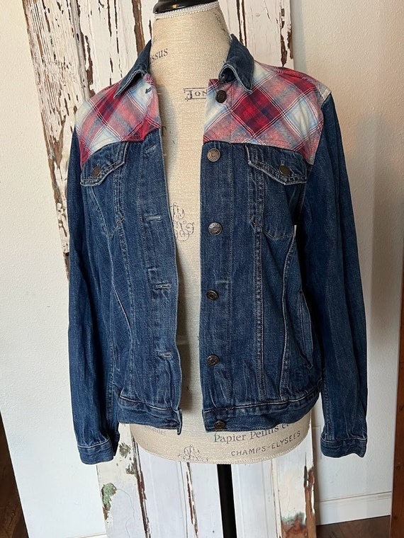 Gap Patchwork Denim Jacket