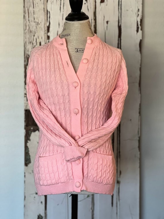 Vintage Pink Sweater for Women by Contemporary Cla