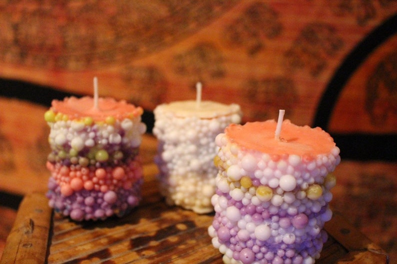 Handmade bubble candles Etsy