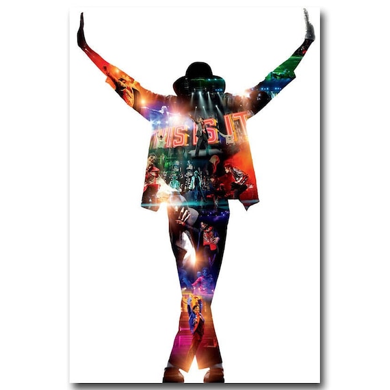 Michael Jackson Dancing Hot Music Singer Art Silk poster 12x18 24x36