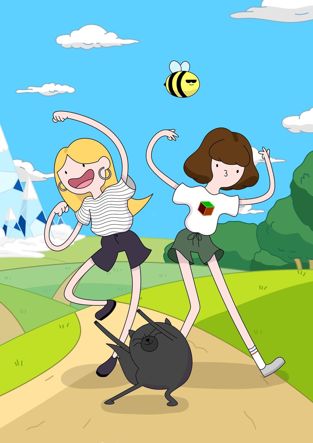 adventure-time-custom-portrait-etsy