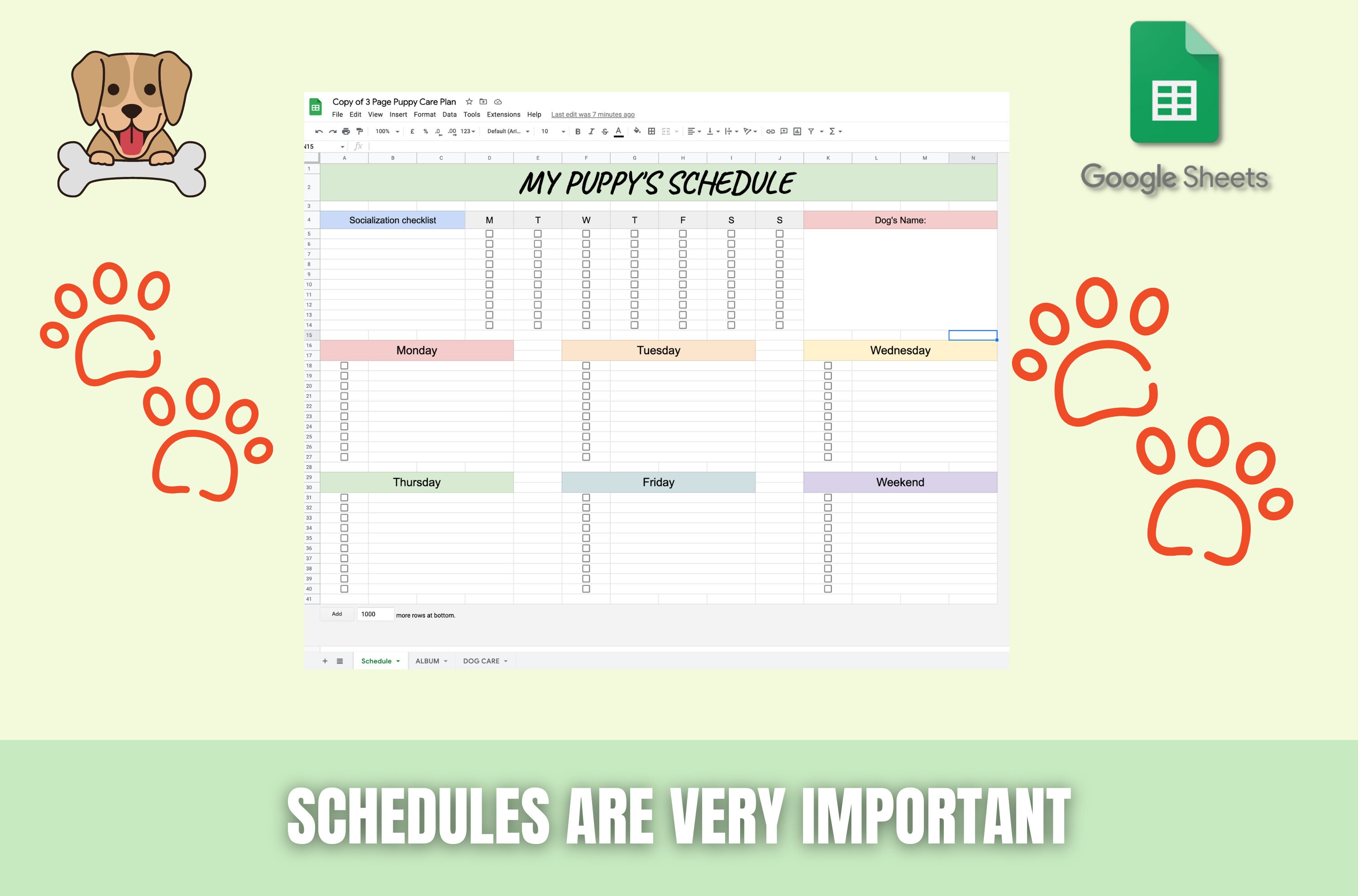Pet Care Planner Pet Care Chart for Kids Pet Care Sheet - Etsy