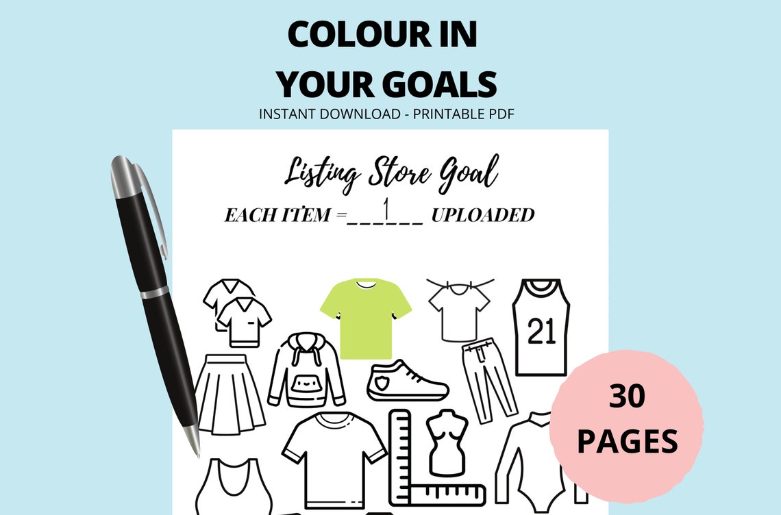 Poshmark Templates Poshmark Planner Poshmark Bundle - Etsy