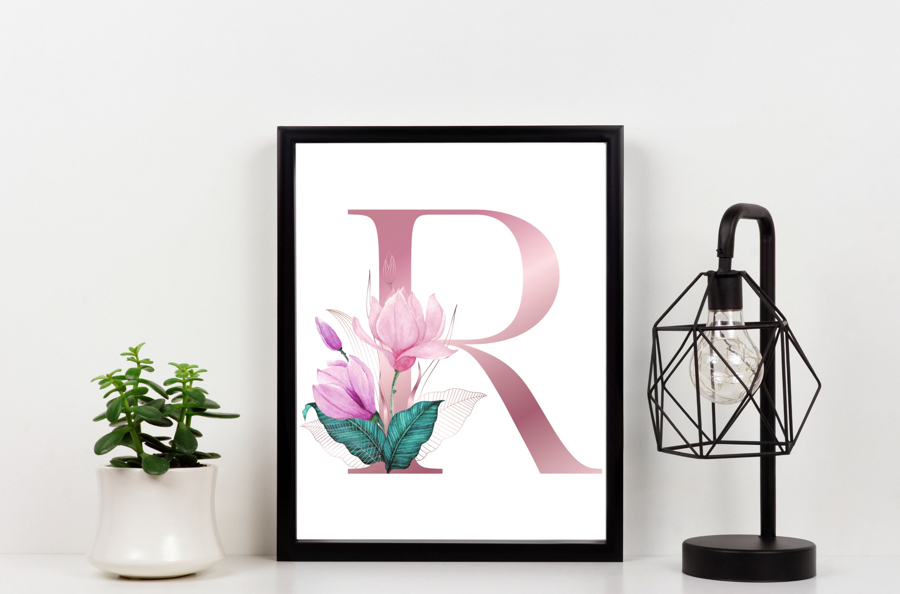 Letter R Wall Decor Letter R Print Letter R Poster Letter R | Etsy