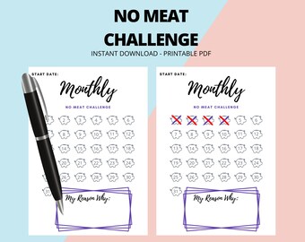 31 day no meat challenge, No meat tracker,  vegetarian cookbook,meat free January, new year meat free, meat free recipes, vegan 2024 recipie