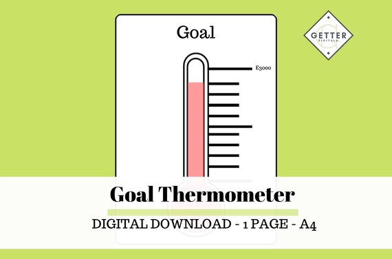 This is a photo of Exhilarating Printable Fundraiser Thermometer It is a photo of Exhilarating Printable Fundraiser Thermometer