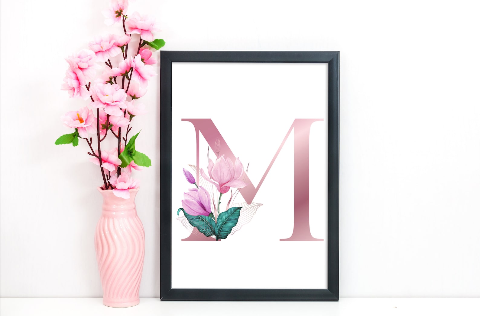 Letter M Wall Decor Letter M Print Letter M Poster Letter M | Etsy