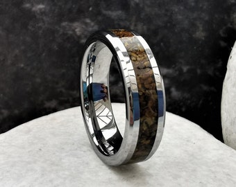 Tigers Eye Tungsten Ring: AAA Grade Gemstone, 6mm Core