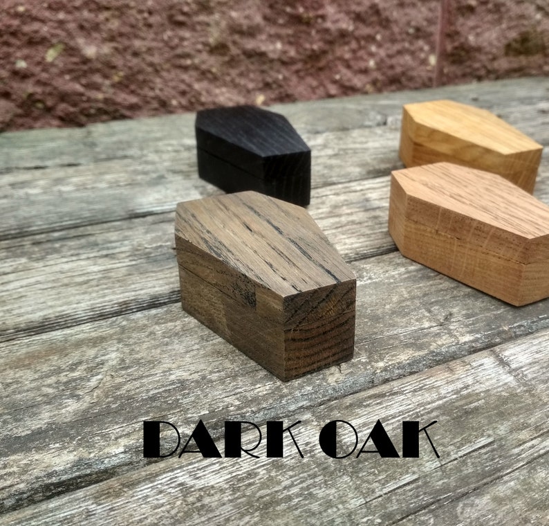 Wedding Coffin Ring Box Custom Coffin Box Rustic Coffin Etsy