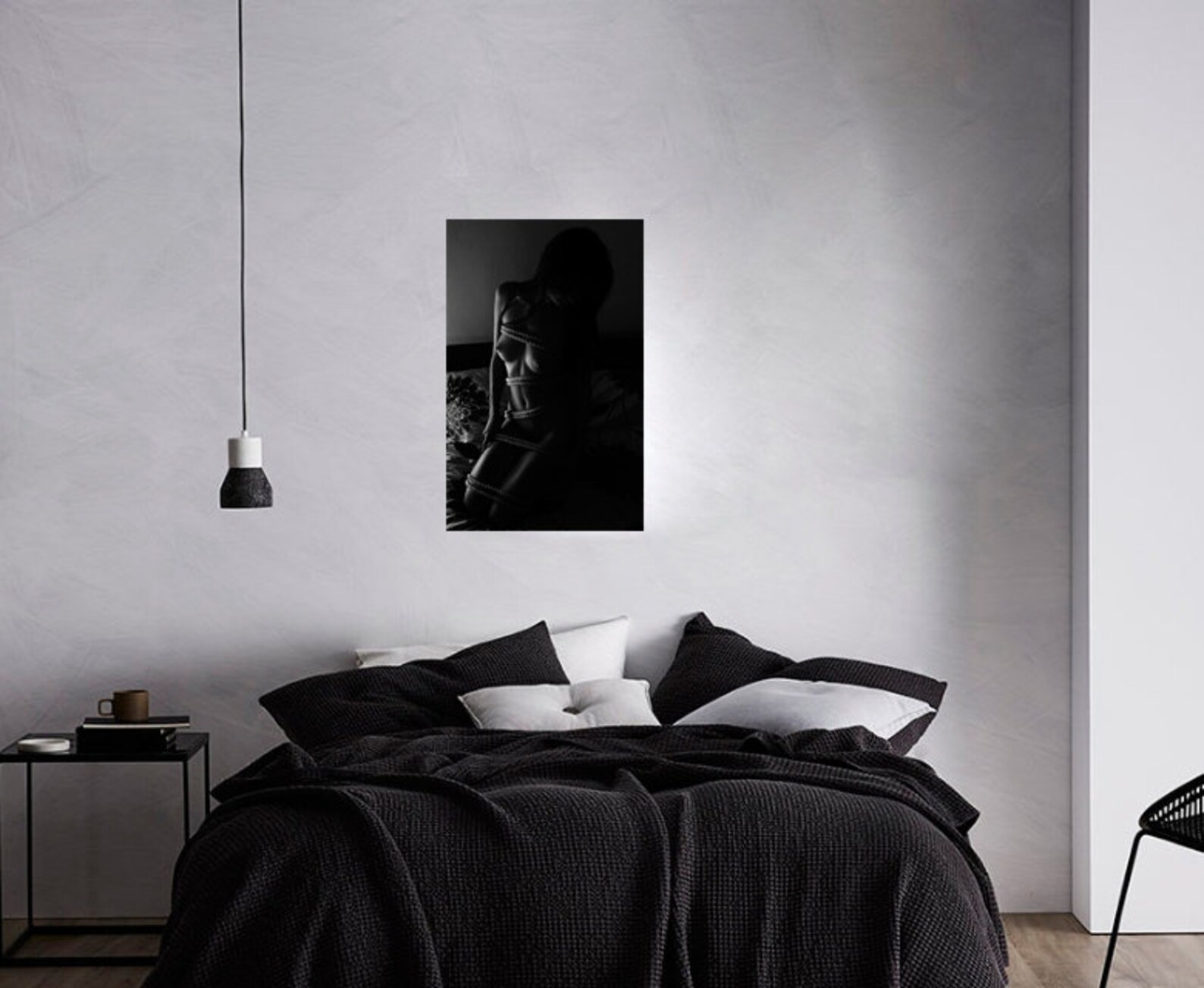 Wall Decor. Photo Print on Canvas Sexy Print Black and White Etsy