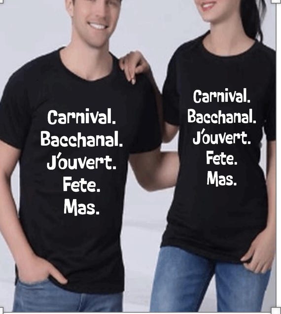 Mens Carnival & Bacchanal & J'ouvert & Fete & Mas Soca Shirt Mens Carnival & Bacchanal & J'ouvert & Fete & Mas Soca Shirt