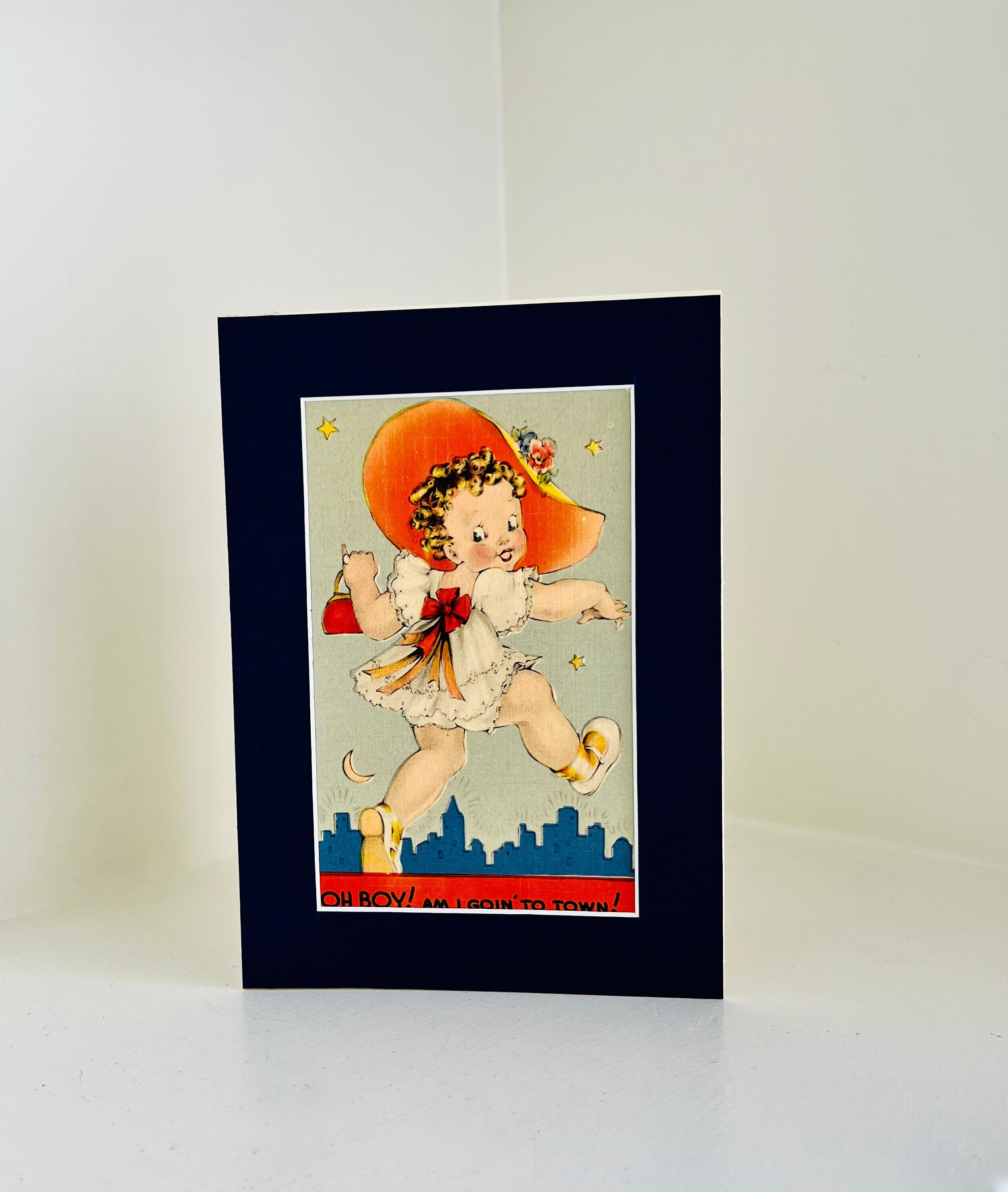 リトル ルル 1940年代 絵画 額 USA製 ビンテージ