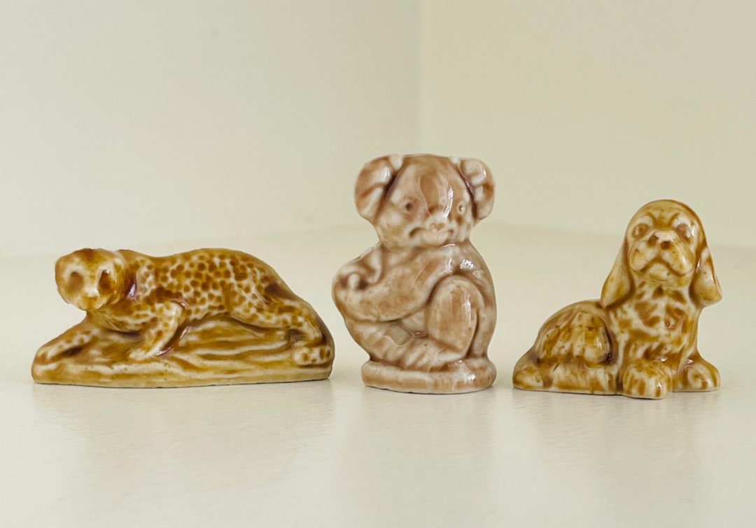 Set of Three Wade Collectible Animal Figurines Etsy