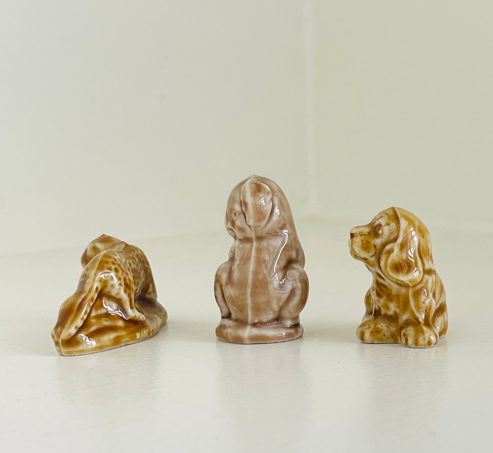 Set of Three Wade Collectible Animal Figurines Etsy