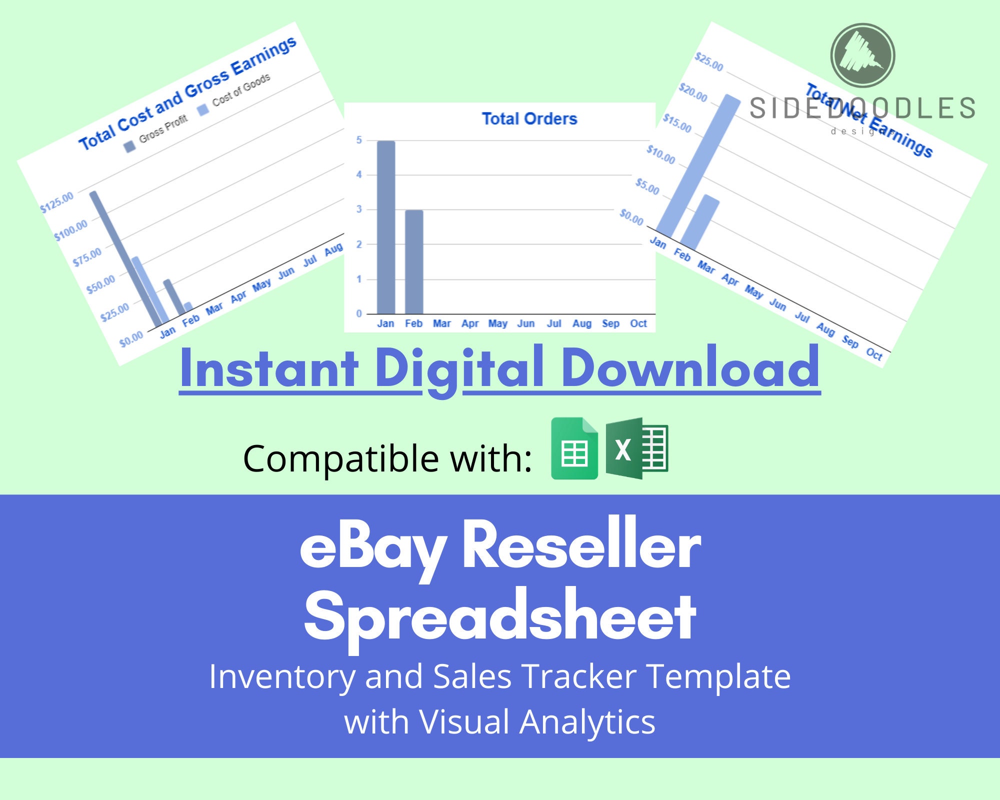 Ebay Inventory and Sales Tracker With Visual Analytics Etsy