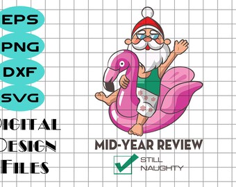 Download Free Items Similar To Christmas In July Svg Santa July Svg July SVG DXF Cut File