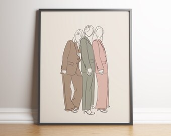 Frauen Linie Wandkunst, Frau Skizze Kunstdruck, Mode Poster, Linie Zeichnung, Frau Linie Kunst, Minimalistisches Wandkunst, Weibliche Zeichnung Poster