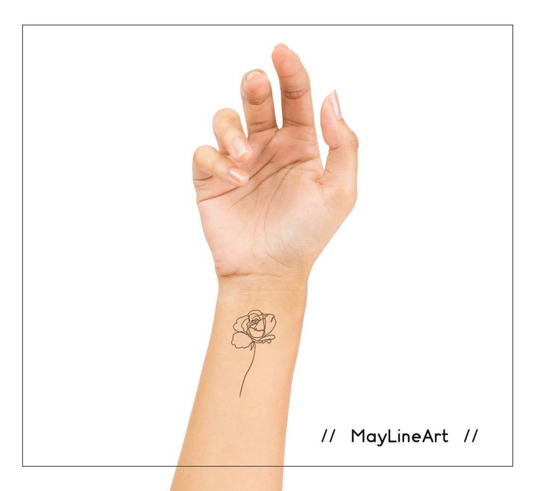 Custom Tattoo Design, One Line Tattoo, Black and White Tattoo Design ...