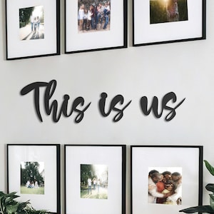 This is us Metal Sign, This is us Wall Decor, Metal Wall Art, Family Room Decor, Dining Room Decor, Thanksgiving Decor, Wedding Gift