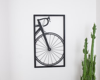 Bicycle Wall Decor, Bike Gifts, Bicycle Metal Wall Art, Cycling Gifts for Men, Gifts for Dad, Peloton Gifts, Bicycle Art, Cycling Art