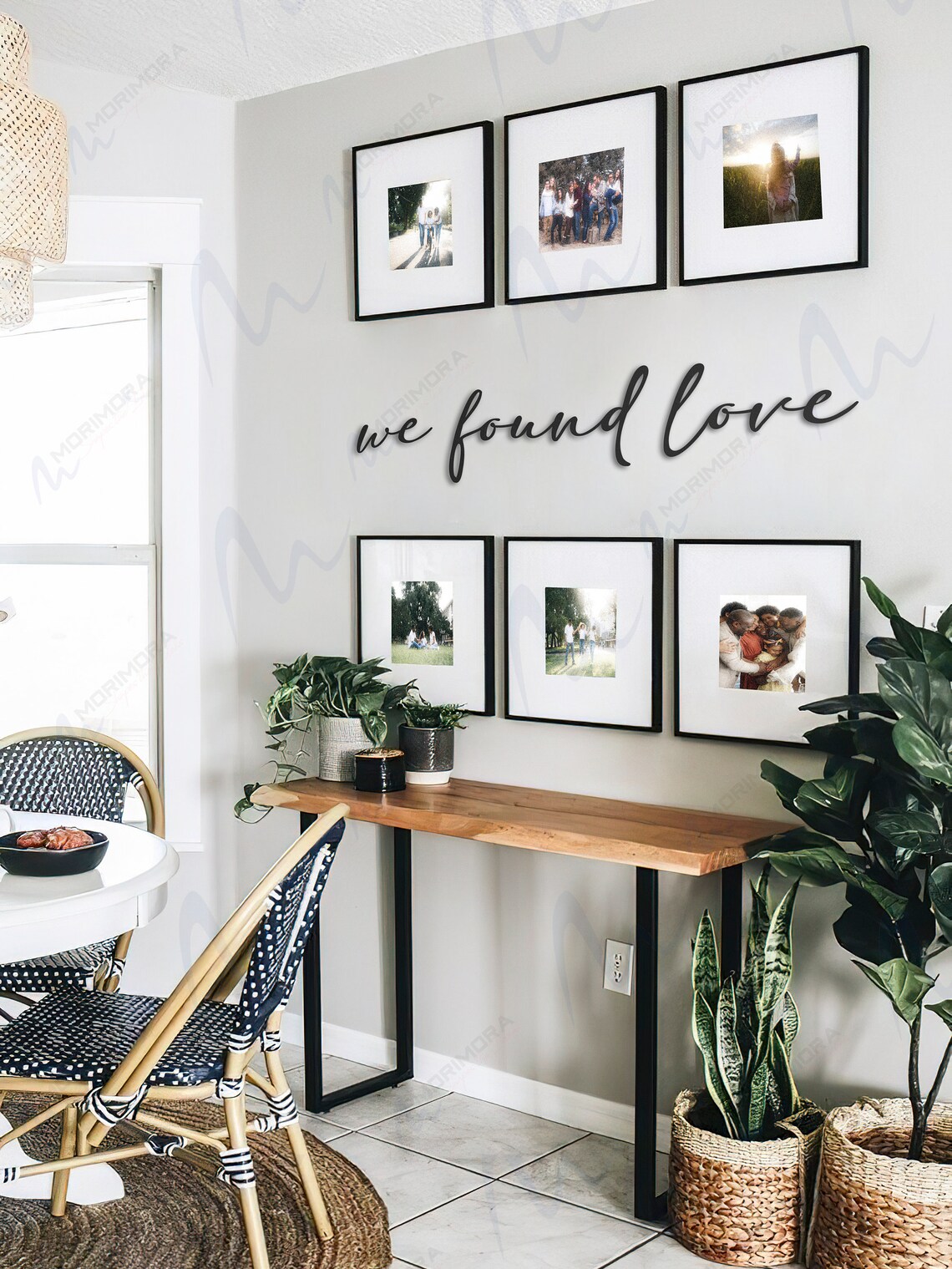 We Found Love Metal Wall Art Bedroom Wall Decor Metal Quote Etsy