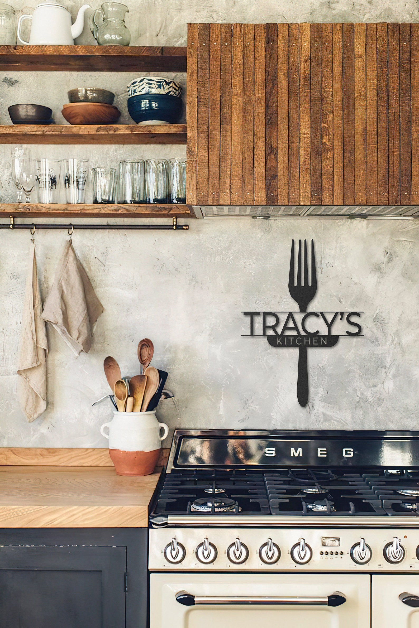 Metal Kitchen Wall Art
 Personalized Metal Kitchen Wall Art Housewarming Gift Moms