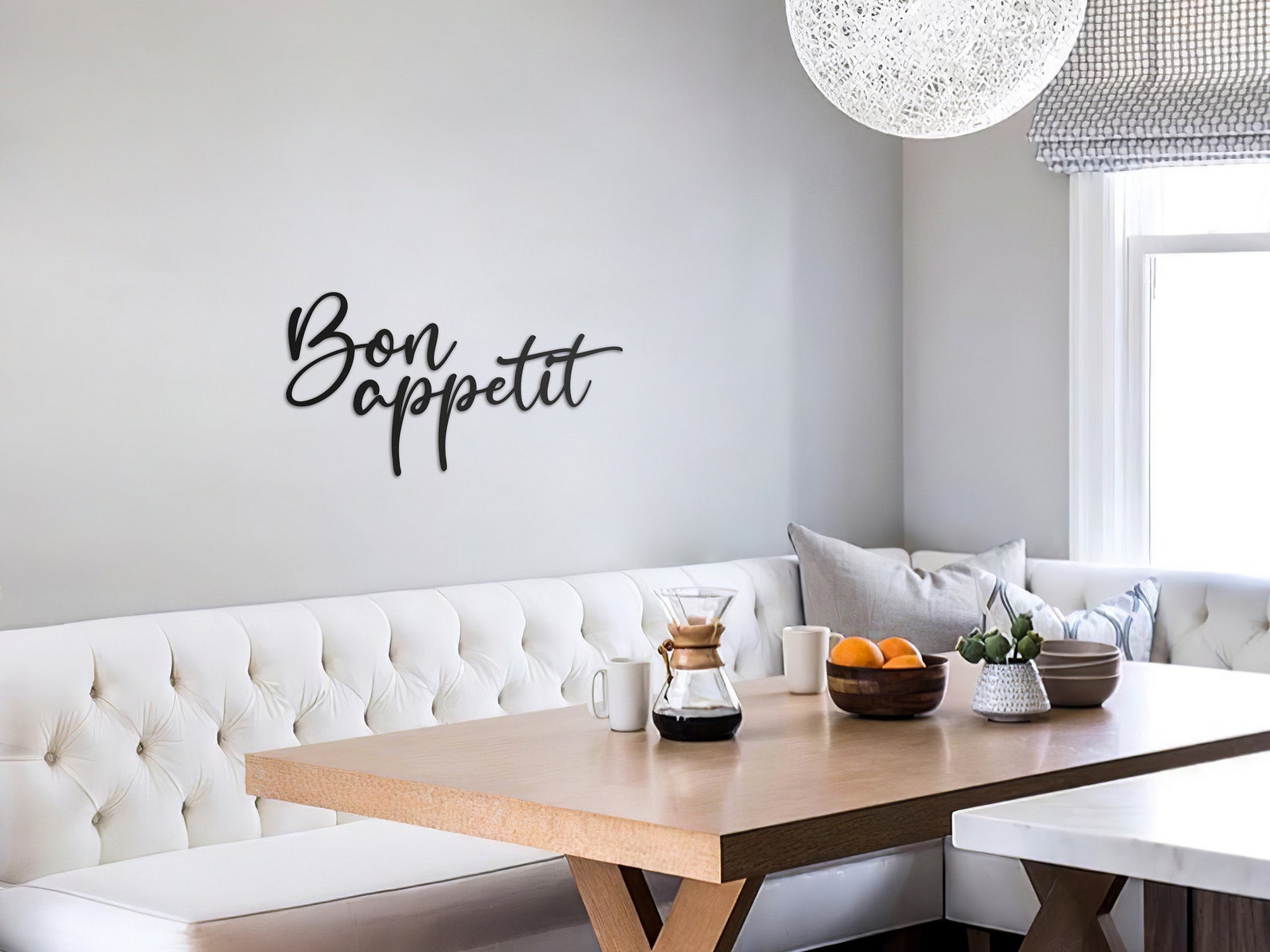 Bon Appetit Metal Sign Metal Wall Decoration Metal Art Etsy