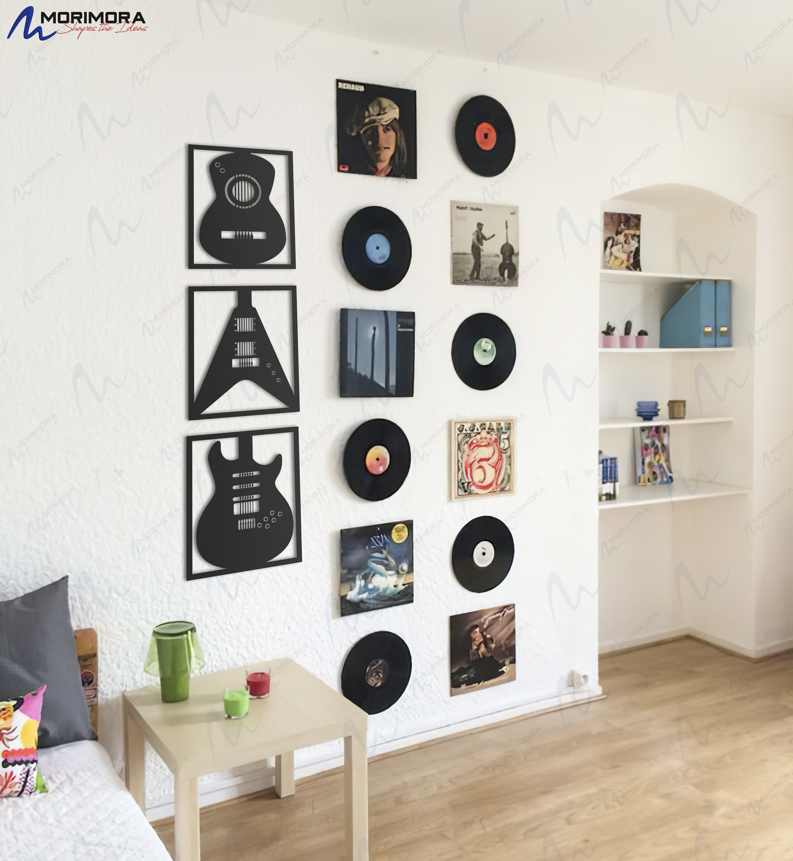 Metal Guitar Wall Art Metal Wall Decor Music Wall Art Metal Etsy