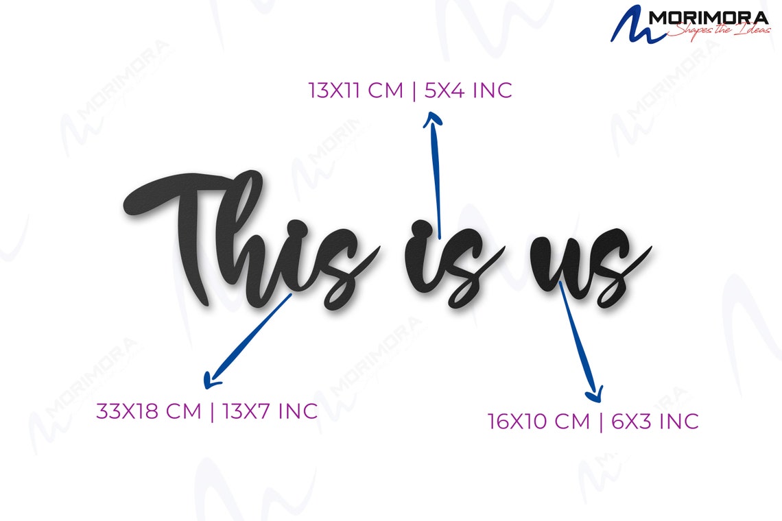 This is Us Metal Sign This is Us Wall Decor Metal Wall Art Etsy