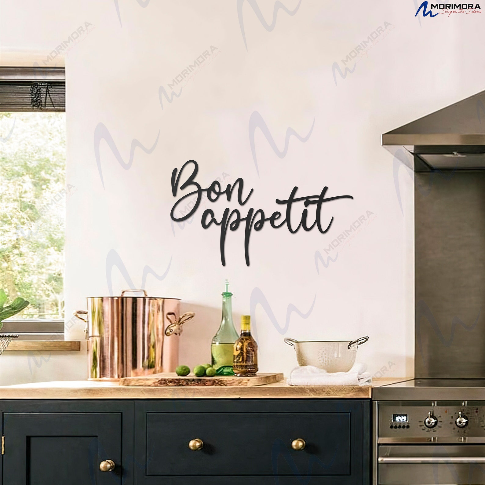 Bon Appetit Metal Sign Metal Wall Decoration Metal Art Etsy