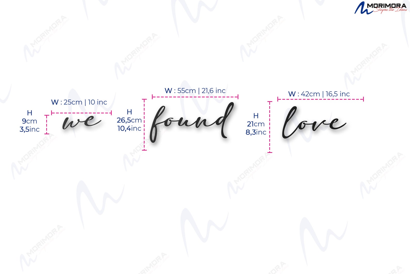 We Found Love Metal Wall Art Bedroom Wall Decor Metal Quote Etsy