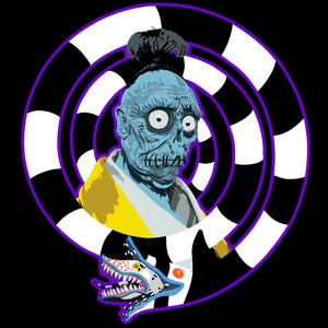 Bob, Beetlejuicebeetlejuice, Fan Made, Cross Stitch Pattern, Digital