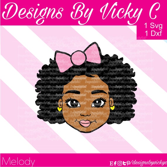 Art Collectibles Clip Art Afro Puff Svg African American Afro Baby Turban Head Wrap Afro Baby Girl Svg Princess Svg Cute Girl Svg Little Melanin Queen Svg