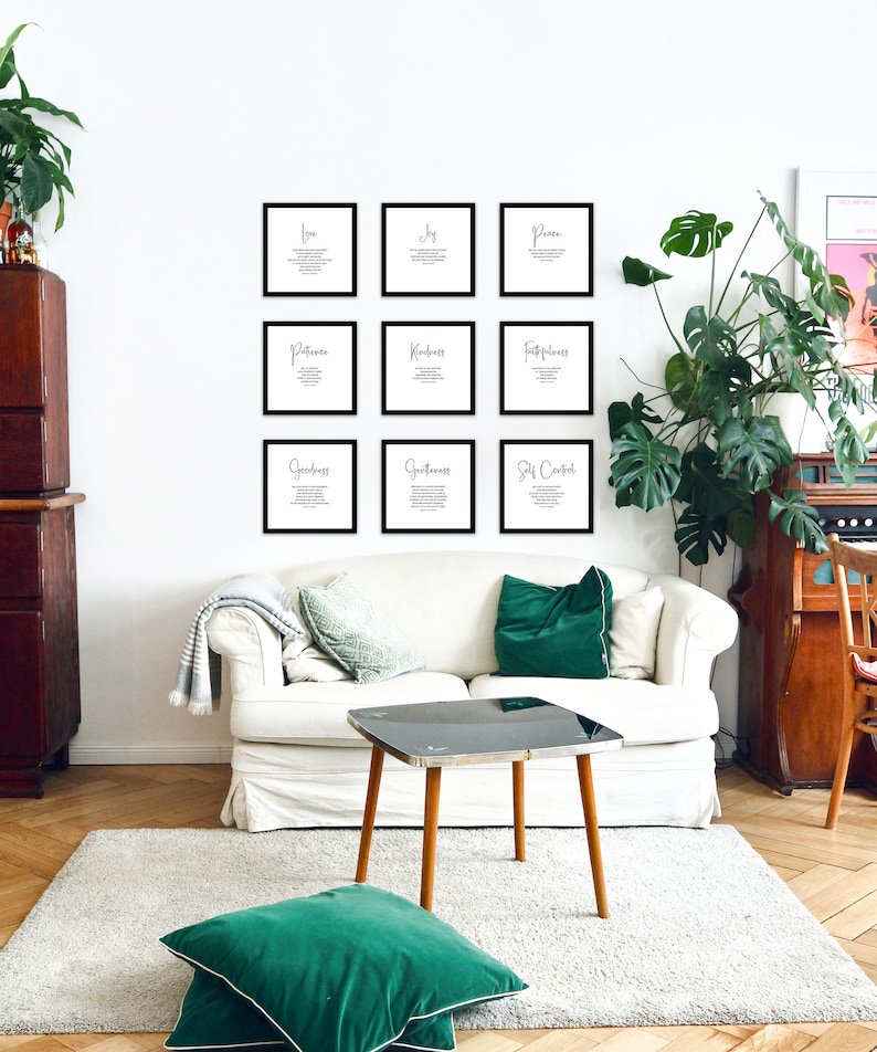 9 Fruits of the Holy Spirit Poster Printable20x20 12x12 9 Etsy