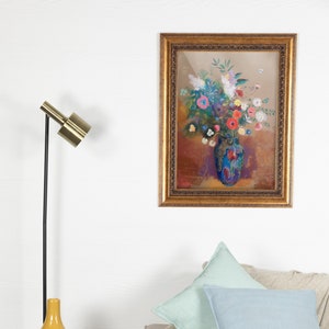 Bouquet of Flowers by Odilon Redon - Wall Art Home Decor - Premium Matte Poster