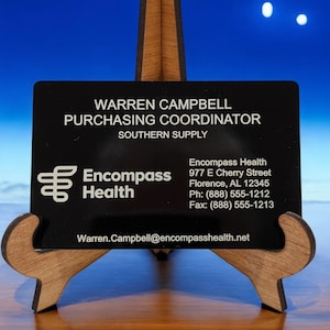 Laser Engraved Aluminum Business Cards: Custom Metal Cards