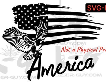 As American as it Gets, Eagle, Flag, America SVG, DXF
