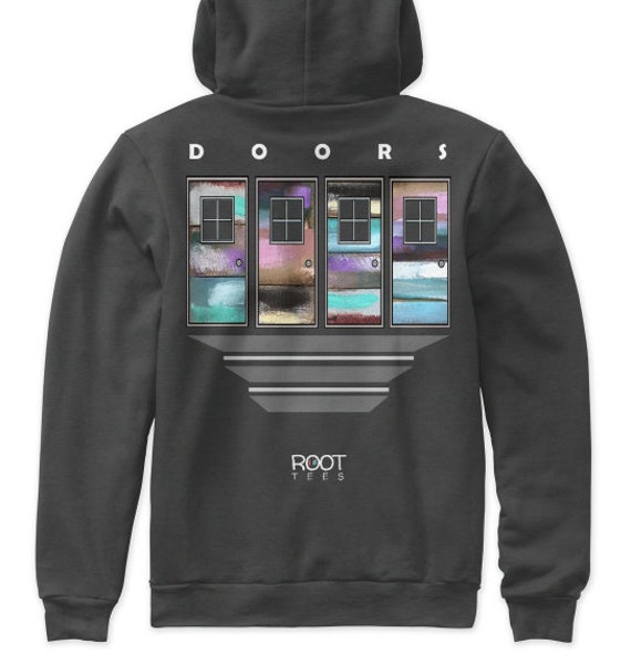 The Doors Hoodie Door Hoodie Four Doors Hippie Hoodie Hoodie Graphic Hoodie Small Through 2xl Available