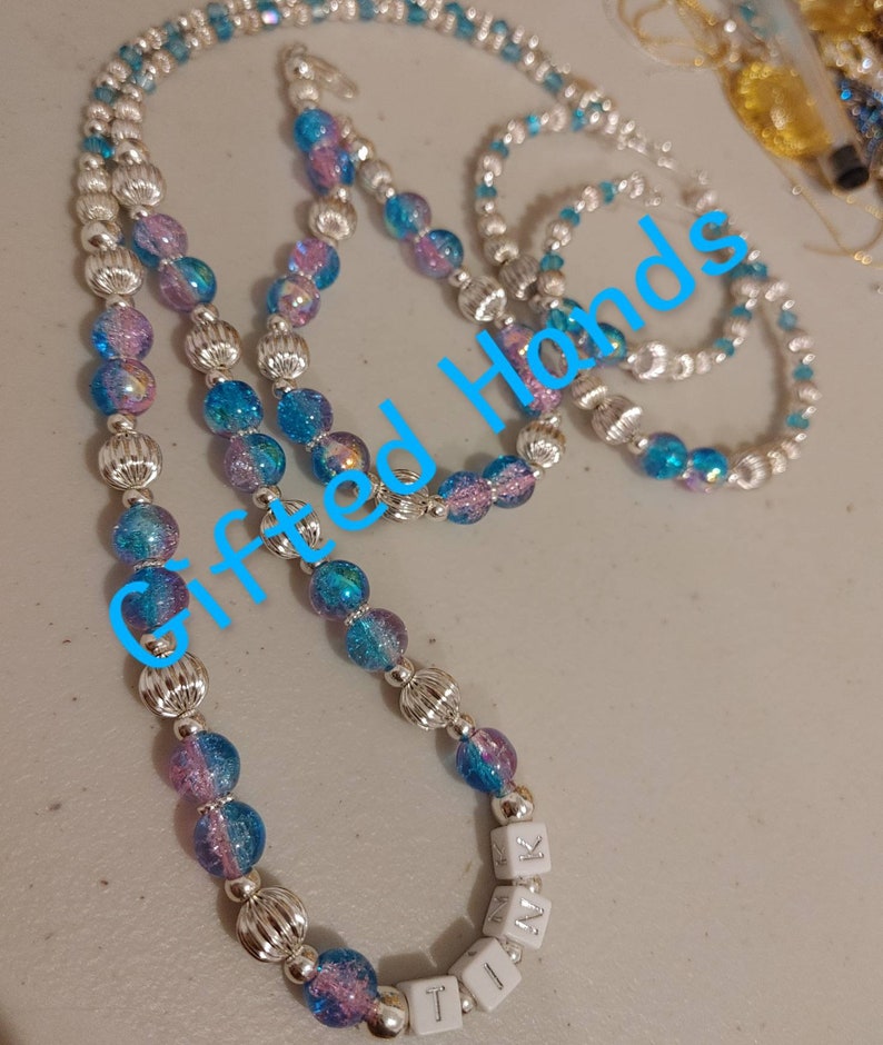 Silver Cotton Candy Jewelry Set
